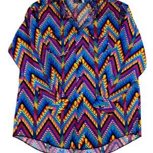 VTG Wrangler Brushpopper Shirt Cowboy Cut Tall Mans Fit X Long Tails 19-37 USA